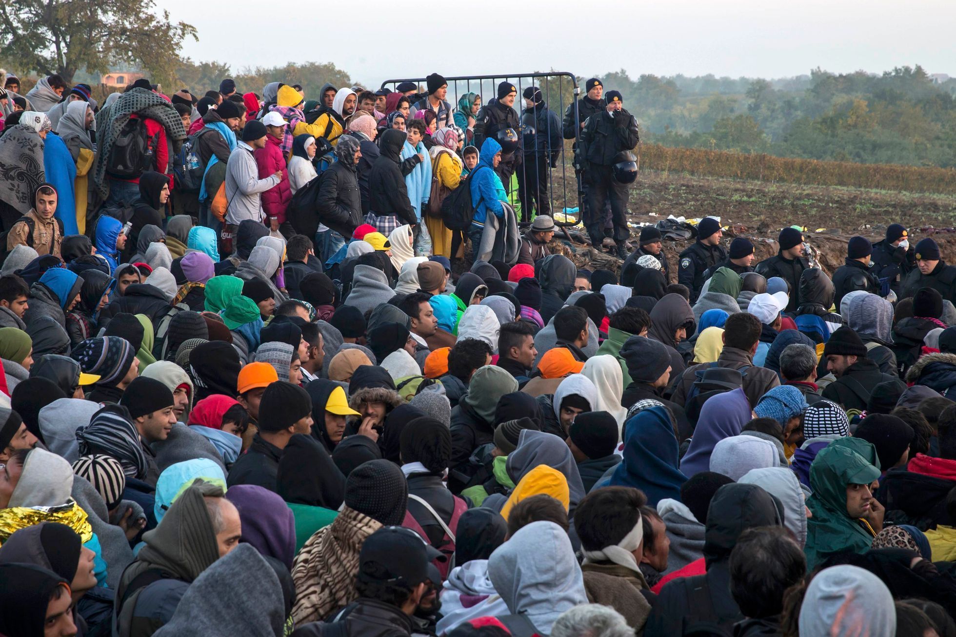 Uprchlíci v Chorvatsku.