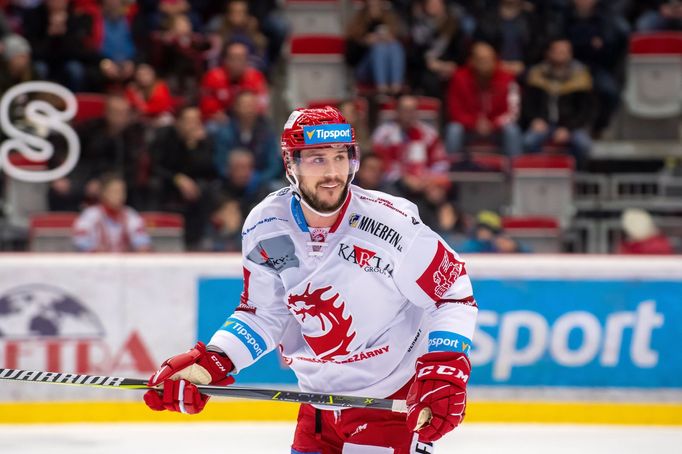 Hokejová extraliga 2018/19, Třinec - Litvínov: třinecký obránce Tomáš Kundrátek