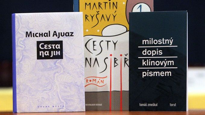 Tři knihy nominované na letošní Literu za prózu.