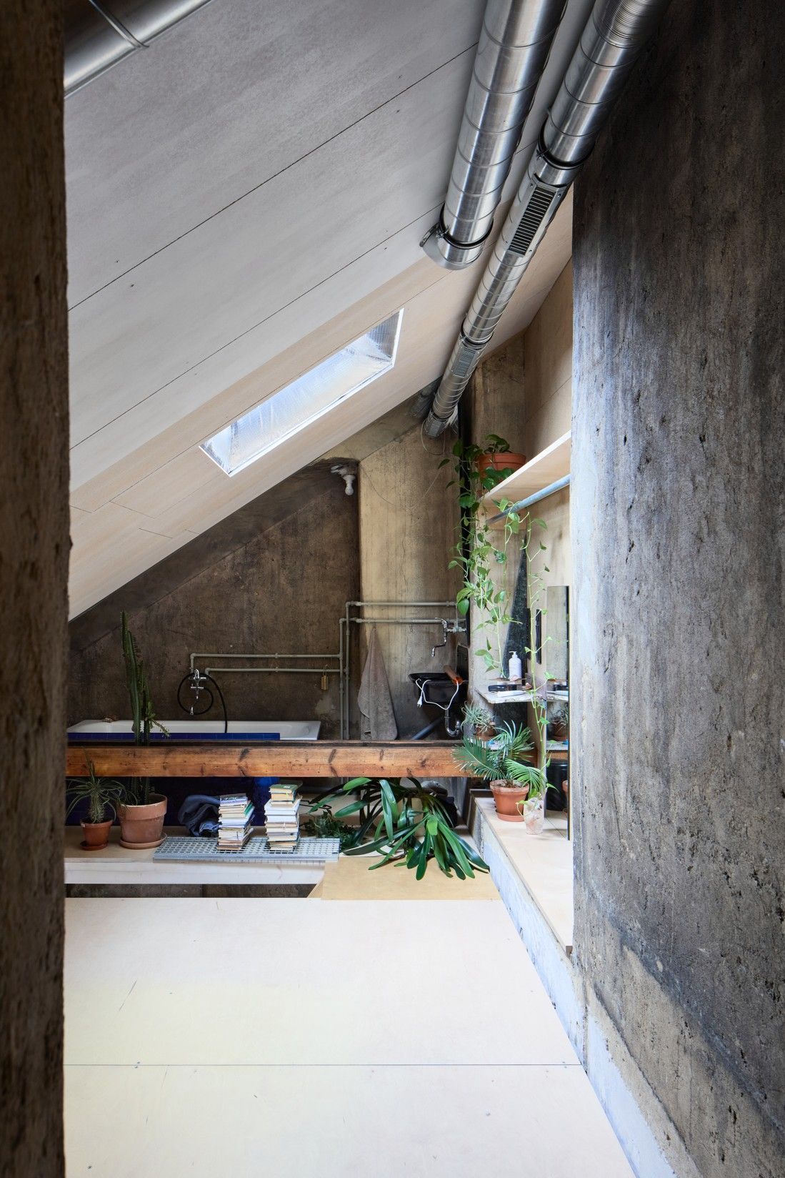 byt, interiér, rekonstrukce, půda, ateliér