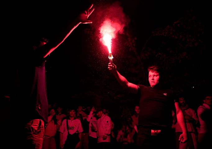 Fanoušci Realu Madrid slaví titul