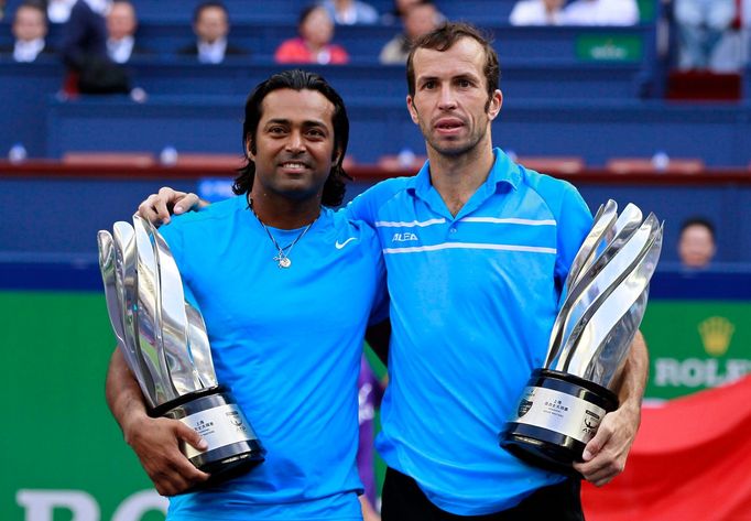 Radek Štěpánek a Leander Paes