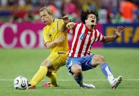 Švédsko - Paraguay: Edman a Valdez