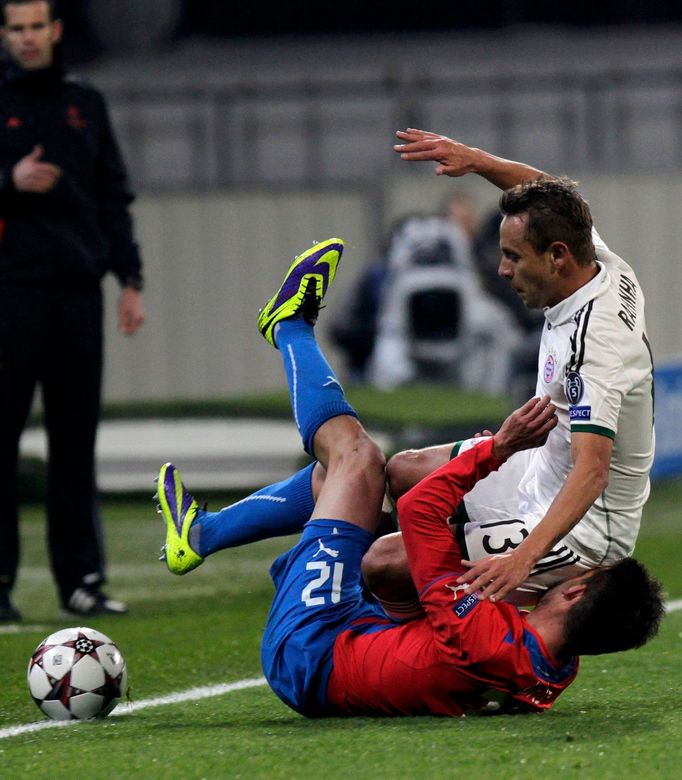 LM, Plzeň - Bayern: Michal Ďuriš - Rafinha