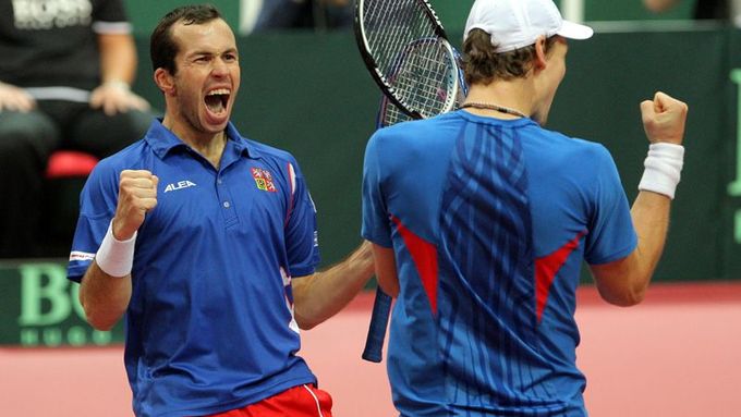 Radek Štěpánek s Tomášem Berdychem na úspěch z Davis Cupu nenavázali