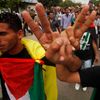Palestinci oslavují smírčí dohodu Fatahu s Hamasem