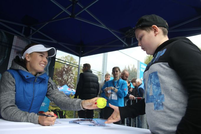 Caroline Wozniacká na J&T Banka Prague Open 2017