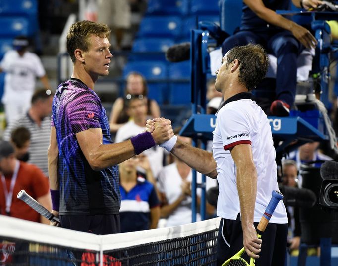 US Open 2015 - Tomáš Berdych v zápase s Richardem Gasquetem