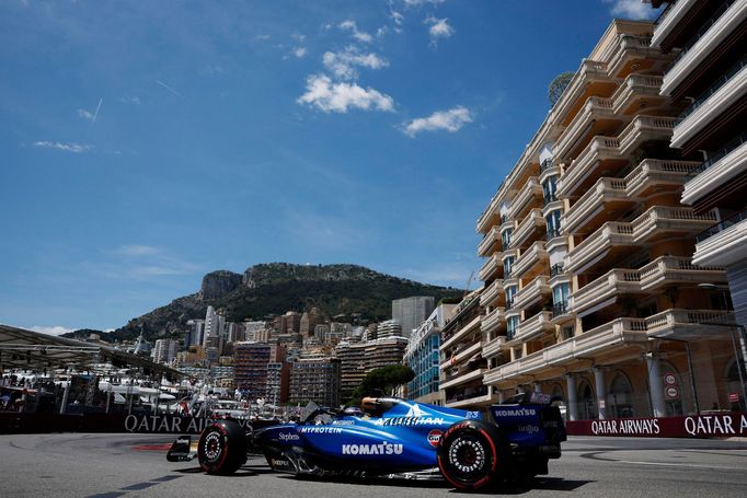 Alexander Albon, Williams v kvalifikaci na VC Monaka F1 2025