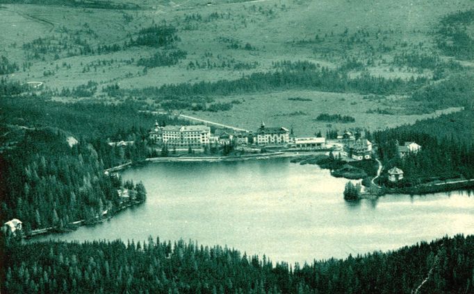 Grand Hotel Kempinski Vysoké Tatry, historické záběry