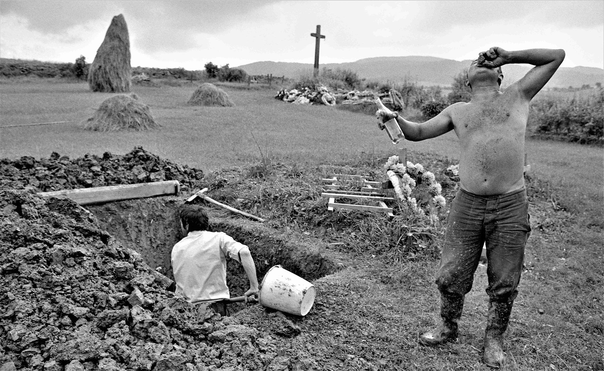 Fotogalerie / Pavel Vavroušek / Unikátní snímky. Jak se žilo v nejvýchodnější vesnici Československa v 70. letech