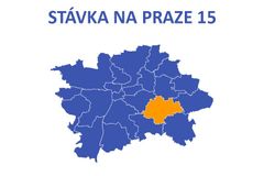 Dopravní situace v době stávky - Praha 15