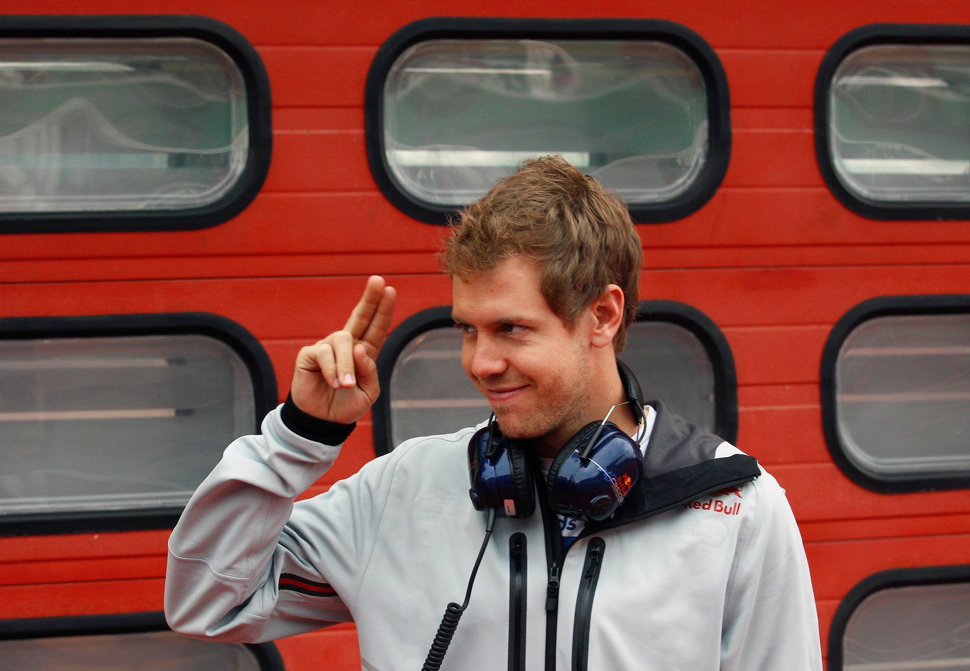 Sebastian Vettel při testování v Mugellu