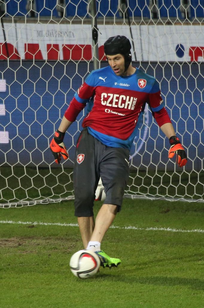 Trénink české reprezentace: Čech