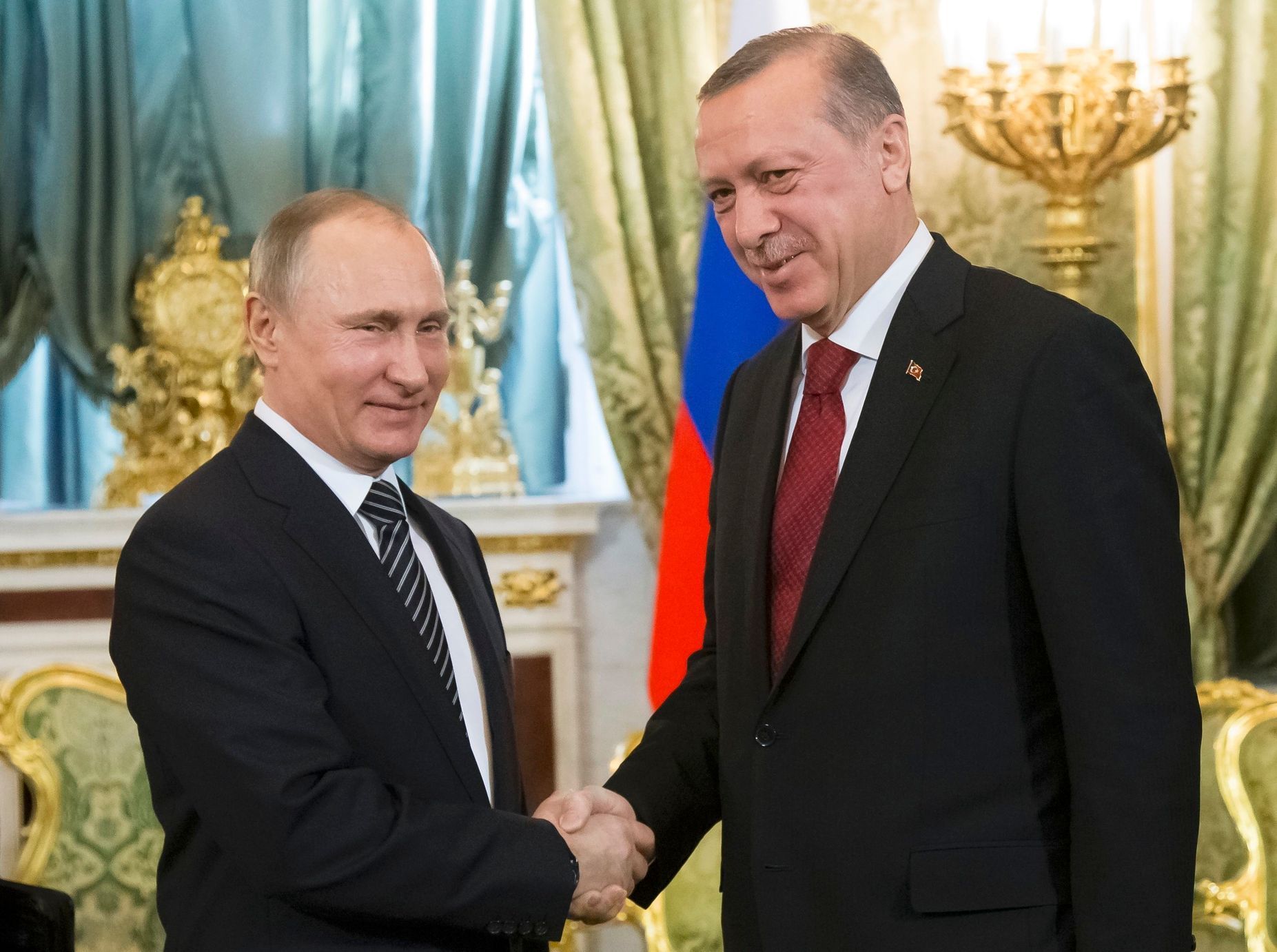 Putin a Erdogan v Moskvě