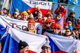 Stíhací závod biatlonistek v Holmenkollenu si nenechala ujít řada českých fanoušků.