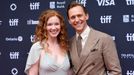 Herečka Annalise Basso a Tom Hiddleston na torontské premiéře filmu Chuckův život.