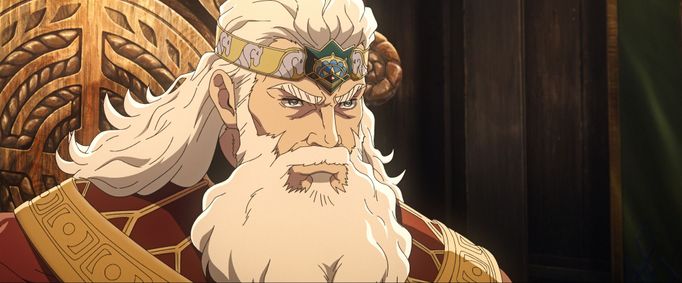 Snímek z Pána prstenů: Války Rohirů.