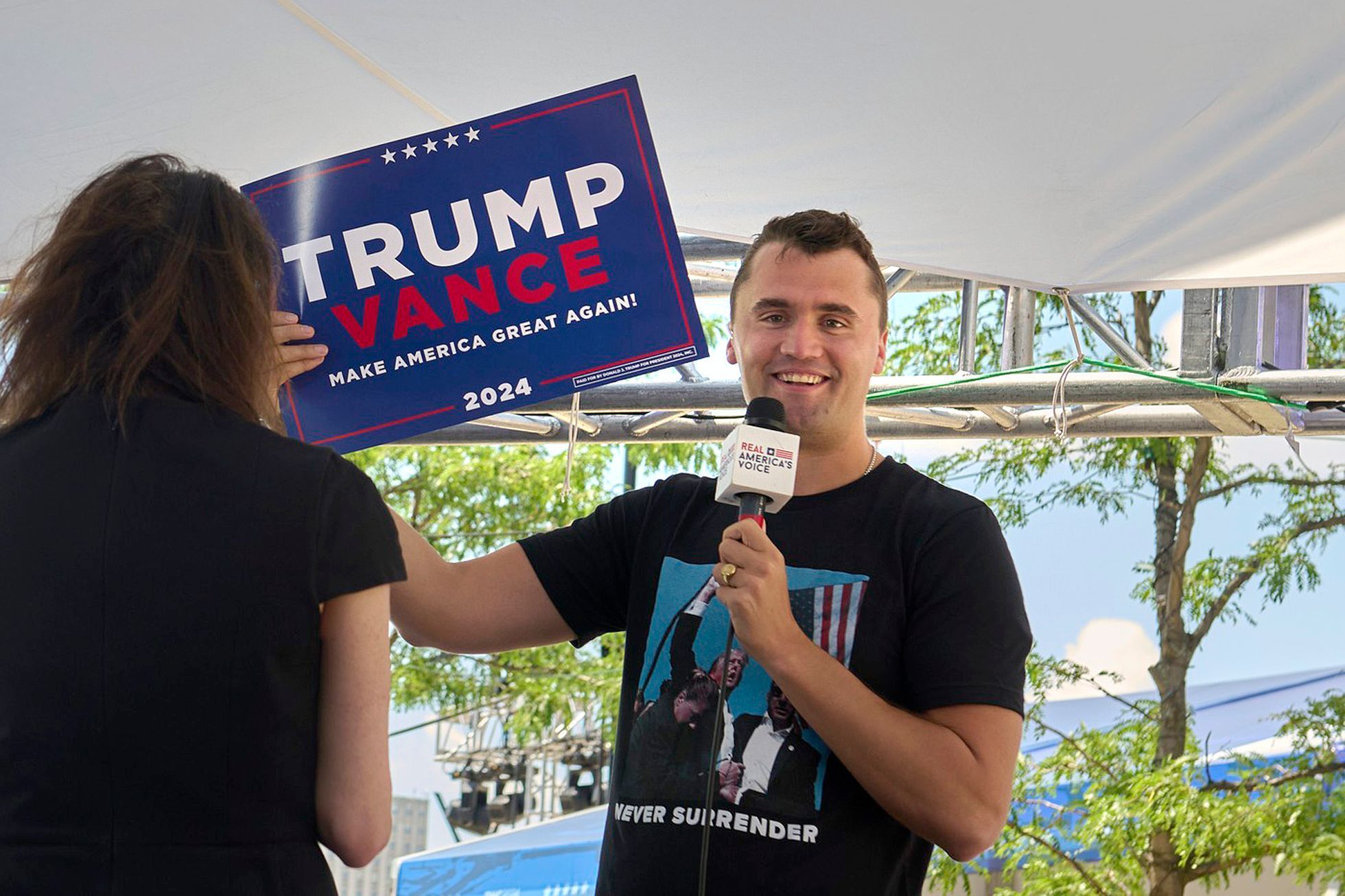 Charles Kirk, Vance, USA, vražda, Trump, tryzna, Air Force Two