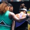 tenis, Australian Open 2019, Serena Williamsová utěšuje Tatjanu Mariaovou