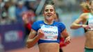 Czech Indoor Gala 2020: Vítězka běhu na 400 metrů Lada Vondrová.