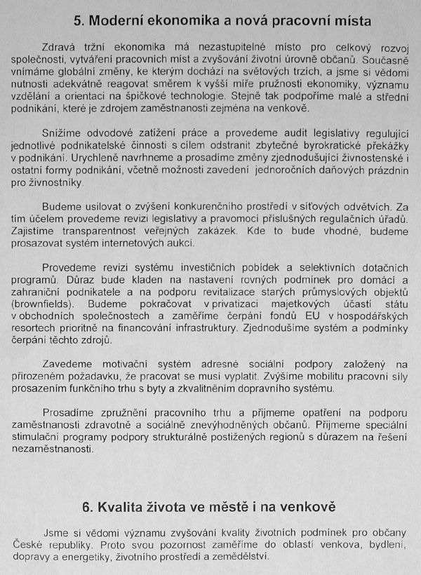 strana devět