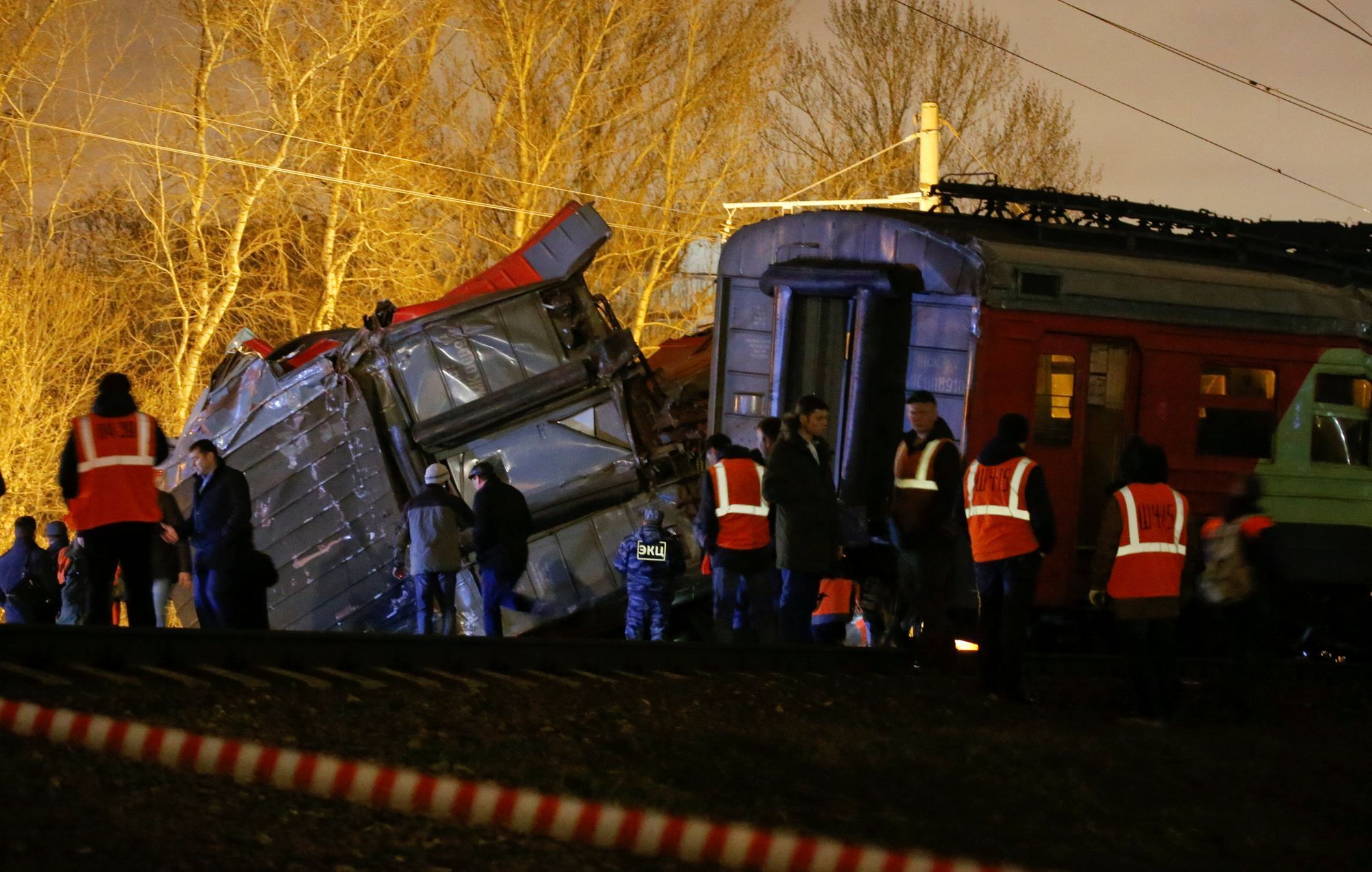 Srážka vlaků v Moskvě