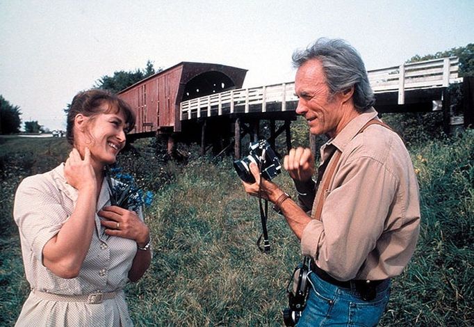 Clint Eastwood ve filmu Madisonské mosty, 1995.