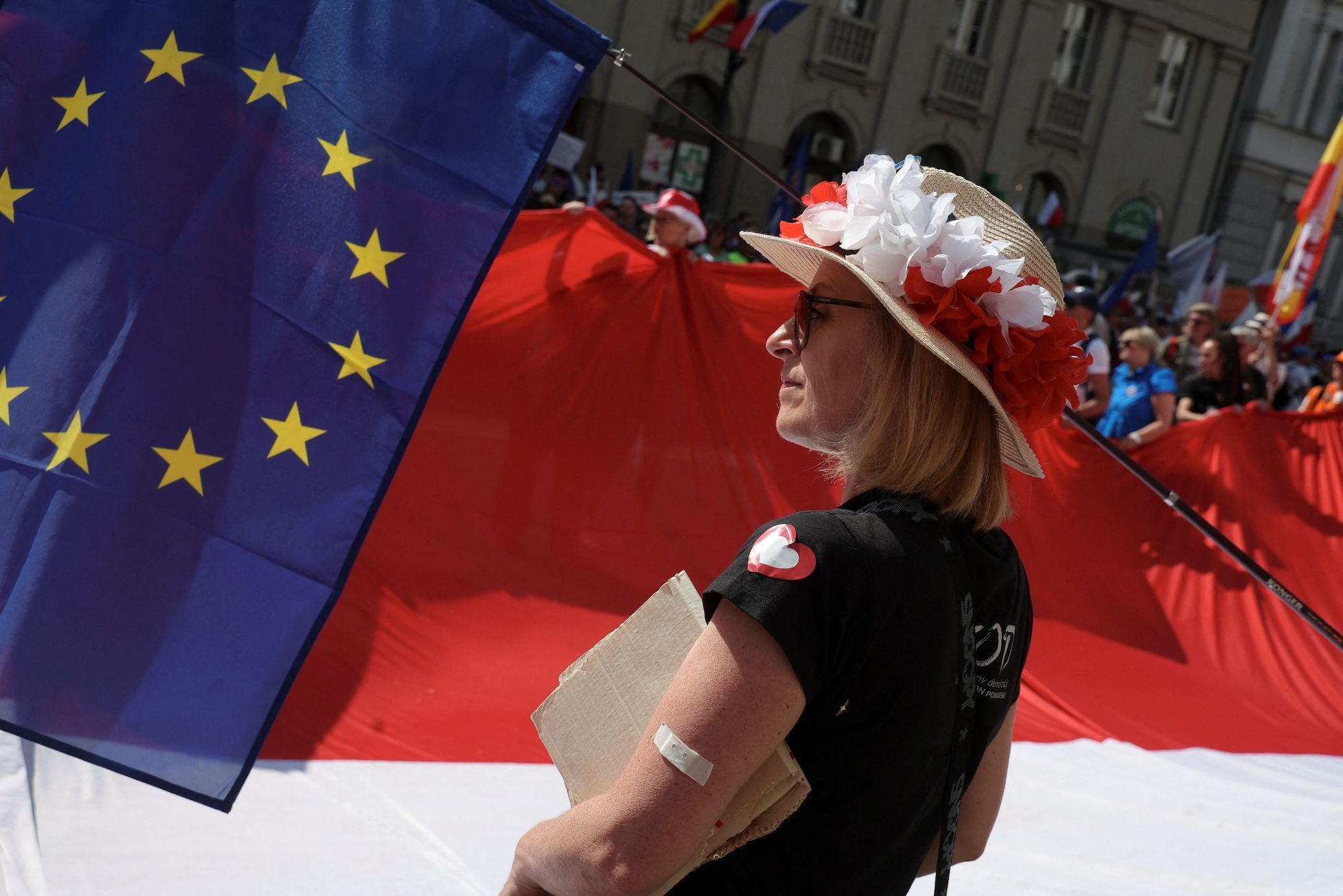 Polsko Varšava protest demokracie Občanská platforma 4. června 2023