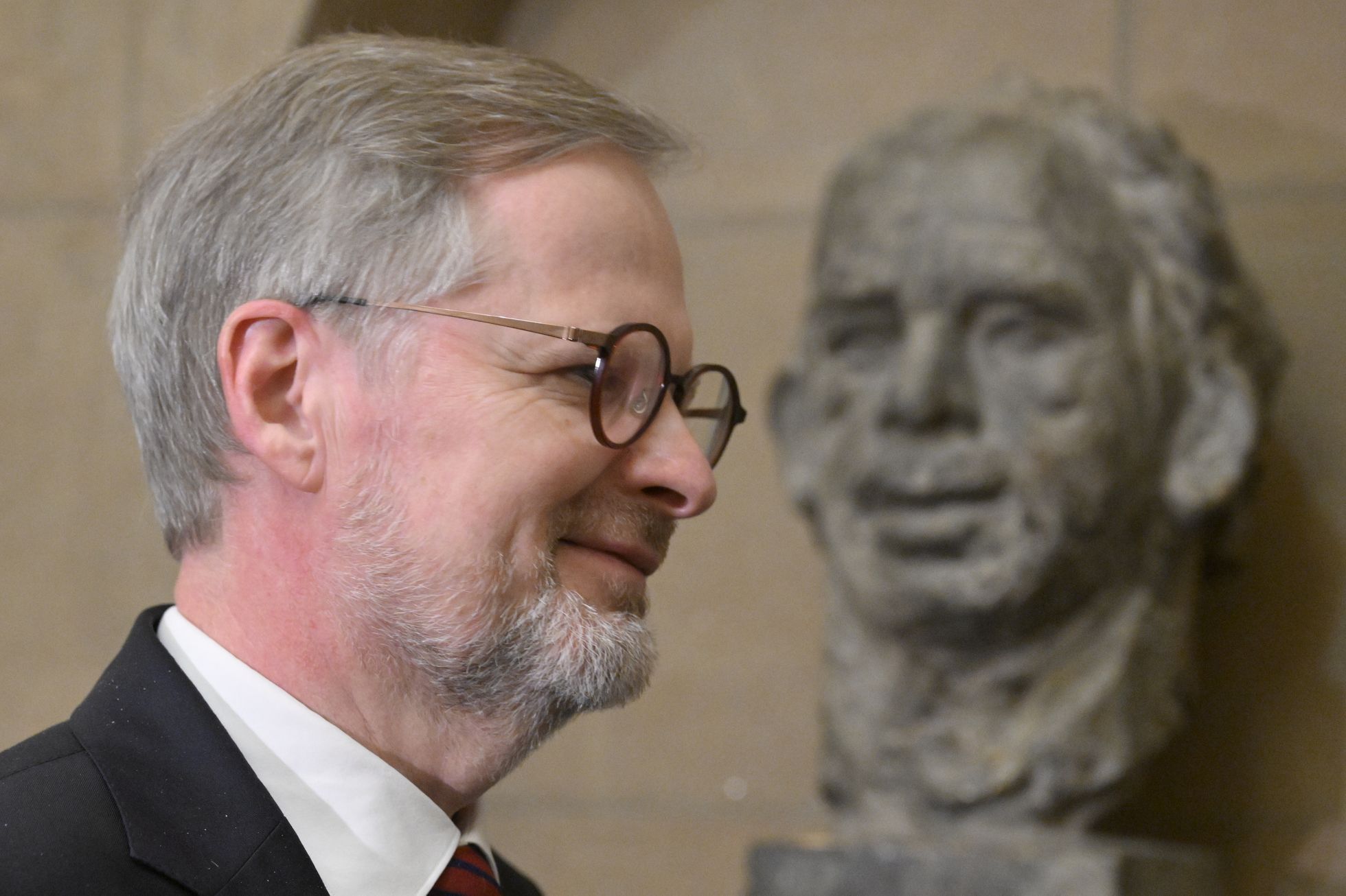 Fiala busta Havel americký Kongres
