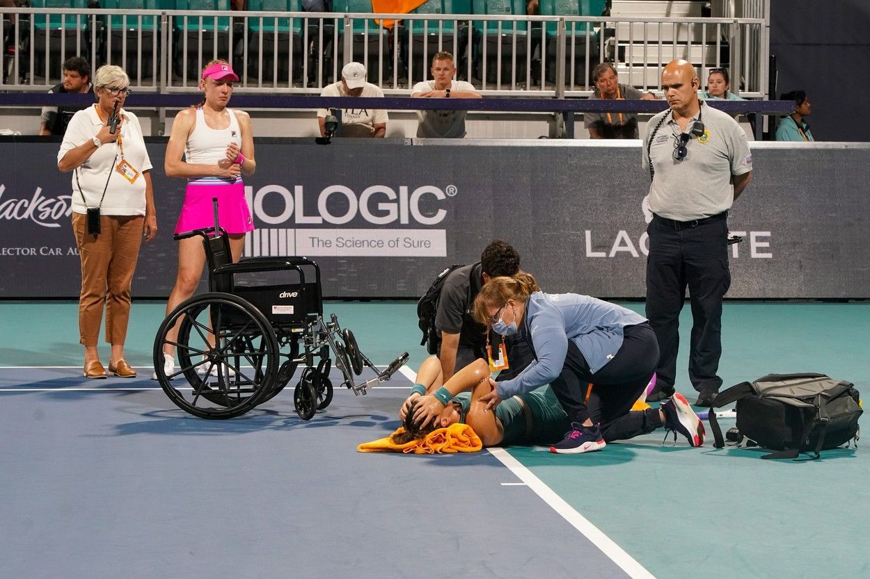 Bianca Andreescuová na turnaji v Miami