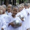 Obrazem: Buddhistické meditace dětských mnichů