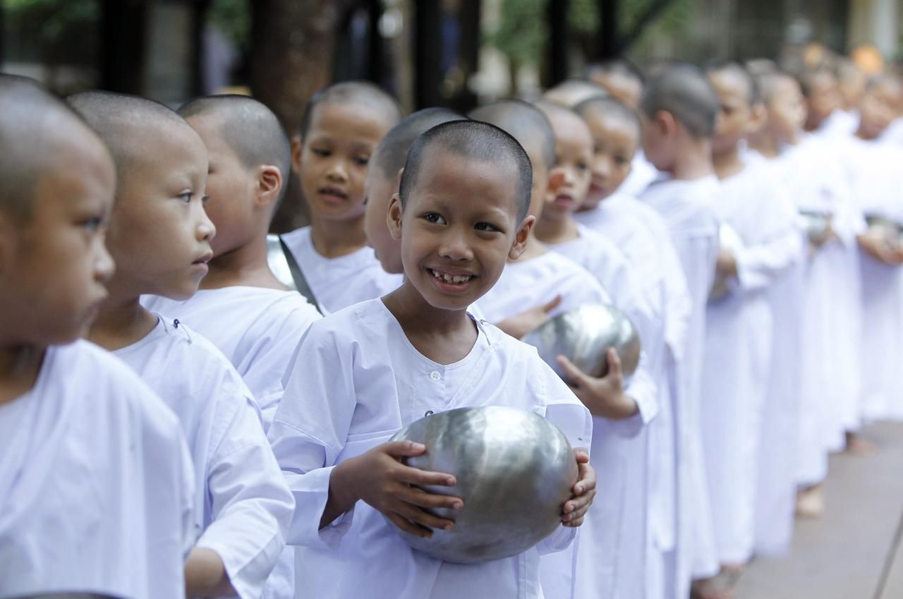 Obrazem: Buddhistické meditace dětských mnichů