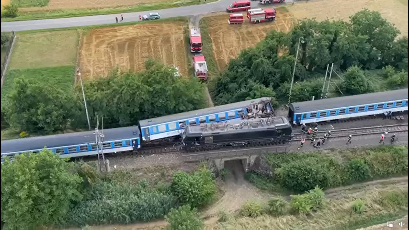Nehoda vlak Němčice na Hané