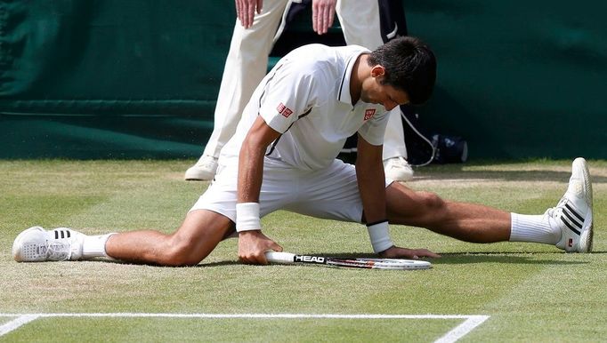 Djokovič vs. Del Potro, semifinále Wimbledonu 2013.