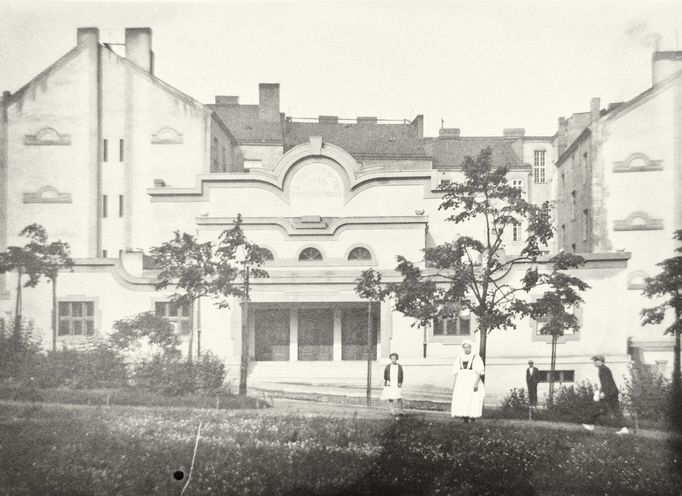 Fara - Žižkův sbor, Církev československá husitská. Foto z roku 1931.