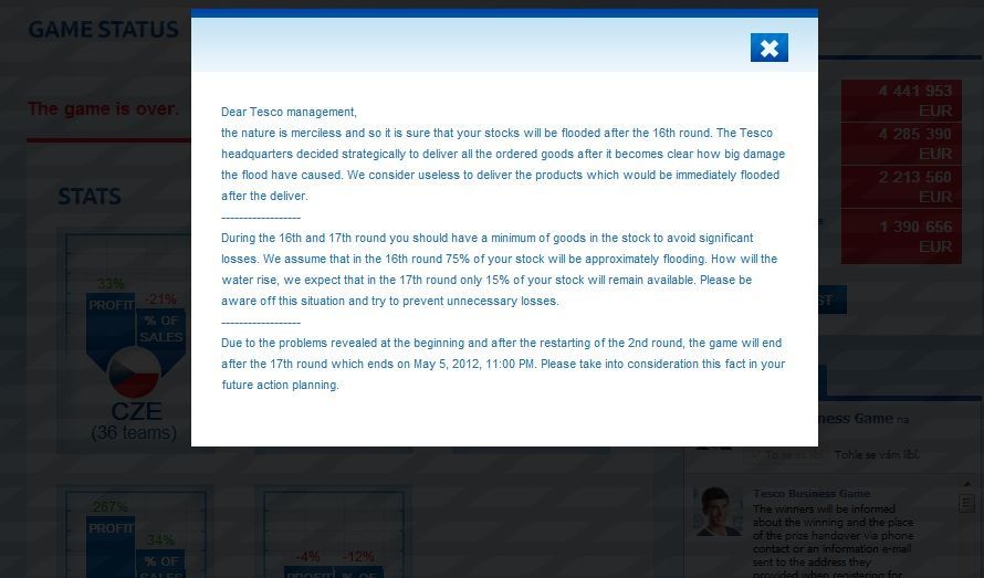 Tesco Business Game