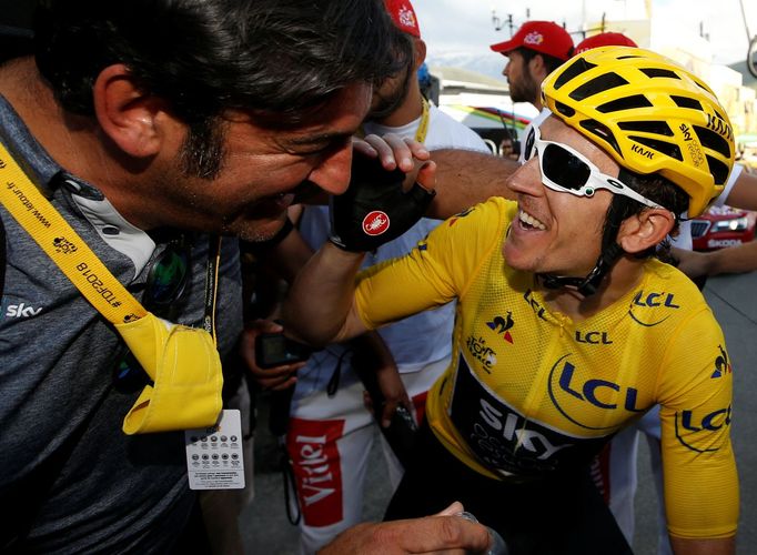 Geraint Thomas po vítězství ve 12. etapě Tour de France