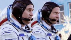 Posádka Sojuzu, ruský kosmonaut Alexej Ovčinin a americký astronaut Nick Hague.