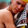 Rafael Nadal při první porážce na Roland Garros