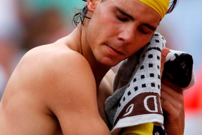 Rafael Nadal při první porážce na Roland Garros