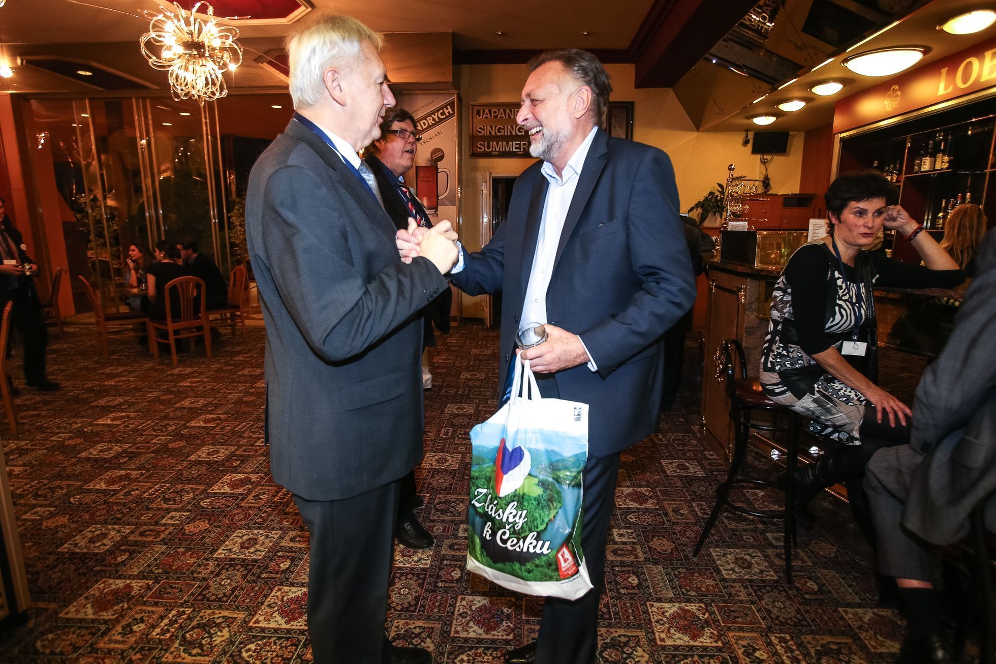 Štáb Miloše Zemana - celý den