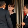 Barack Obama, Nicolas Sarkozy a Carla Bruni