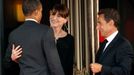 Barack Obama, Nicolas Sarkozy a Carla Bruni