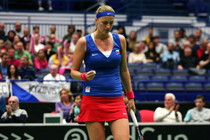 Fed Cup, ČR-Francie: Petra Kvitová