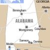 Alabama - mapa