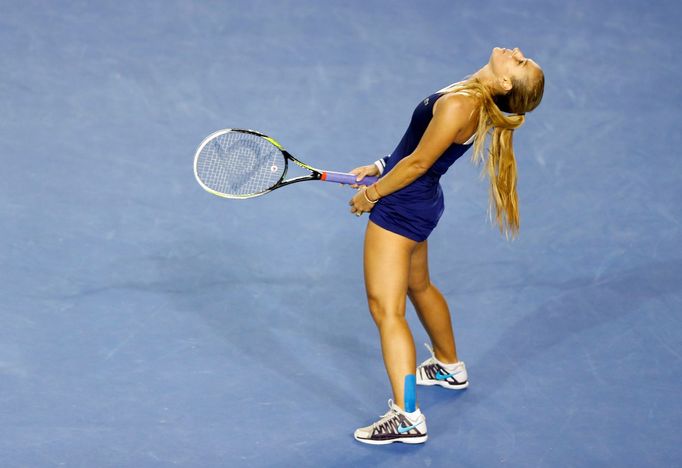 Finále Australian Open: Cibulková - Li Na (Smutnící Cibulková)