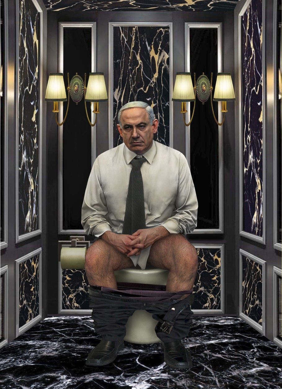 Na WC Netanjahu