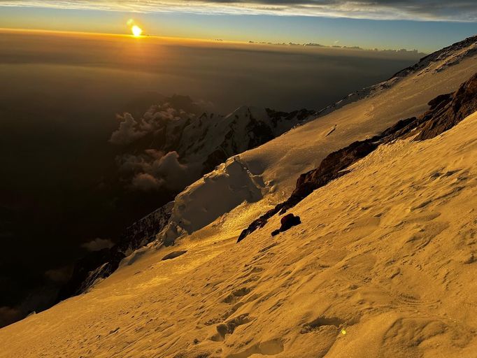 Stěna hory Nanga Parbat