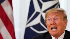 Donald Trump na summitu NATO.